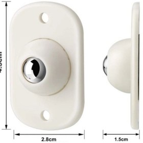 Resim Carlburn Özel Üretim 360 Derece Küçük Döner Tekerlekli Yapışkanlı Mobilya Eşya Kaydırma Taşıma Aparatı 4 Adet 