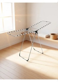 Resim Perilla Livia Kalın Borulu Metal Çamaşır Kurutmalık - Kmu17040 Gri 