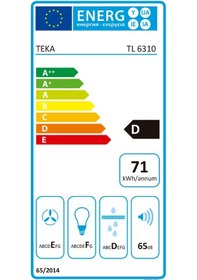Resim Teka TL 6310 Sürgülü Aspiratör 40474250 