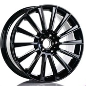 Resim EMR-DY139-08 8.0x19"-5x112 ET44 66.6 Black Jant (4 Adet) 