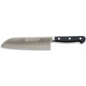 Resim Büro Ev Ofis Mutfağı İçin 18cm Sıcak Dövme Oluklu Santoku Şef Bıçağı Diğer 