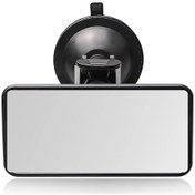 Resim Dianziye Araç Bebek Gözlem Aynası - 360 Derece Döner - Kare 120x60mm - Sünger Tutucu - Abs Ve Cam Malzeme 