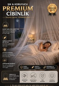 Resim DEVRİM OLİVYA TEKSTİL 1.Kalite Aile Boyu Battal Tül Cibinlik - Kırışmayan Özel Tül Cibindirik 