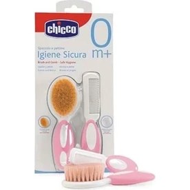 Resim Renklime Chicco Tarak&fırça Seti (Pembe) 8058664011926 