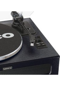 Resim Lenco LS-430BK 4 Dahili Hoparlörlü Bluetooth Plak Çalar - Siyah 