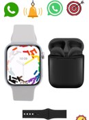 Resim Han-S Bilişim Watch 9 Series Akıllı Saat T900 Pro Max ve Inpods Bluetooth Kulaklık 