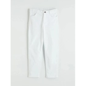 Resim LC Waikiki Lcw Kids Beyaz Slim Fit Erkek Çocuk Pantolon 