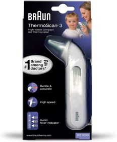 Resim Braun Thermoscan 3 Irt 3030 Kulaktan Ateş Ölçer 