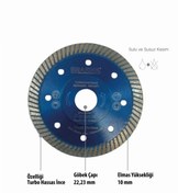 Resim Eratool ELMAS TESTERE TURBO HASSAS İNCE 115THİ ERA50081 ERATOOL 