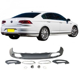 Resim Vw Passat B8 2014-2019 R Line Arka Difüzör 
