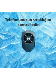 Resim Dl-a7 Fanlı Telefon Soğutucu Aktif Oyun İçin Mobil Phone Cooler 