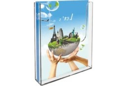 Resim Oracal Şeffaf Duvar Tipi Cep Akrilik Broşürlük A4 