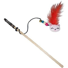 Resim Petitoys Kedi Oyuncaklı Zilli Kedi Oltası 