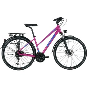 Resim Bisan Trx 8300 City 700C Şehir Bisikleti – Alüminyum Kadro, Shimano Altus 27 Vites, Hidrolik Disk Fren, Mozo Amortisör, Çamurluk ve Arka Bagajlı 