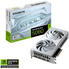 Resim Gigabyte GeForce RTX 5060 EAGLE OC ICE 8G GDDR7 8GB 128Bit DLSS 4 GV-N5060EAGLEOC ICE-8GD NVIDIA Ekr 