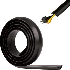 Resim Renklimestore Esnek Kablo Kanalı SIYAH/GT-KK06 