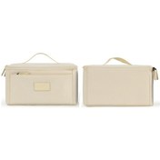 Resim Caden Çok Fonksiyonlu Fotoğraf Makinesi Lens İç Çanta, Boyut: 25,5 X 15,5 X 13,5 Cm Bej 