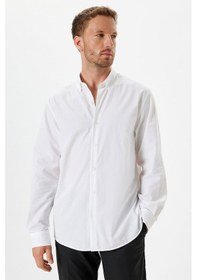 Resim Koton Uzun Kollu Pamuklu Slim Fit Gömlek Beyaz 