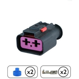 Resim Fan Motor Soketi 2 Pin Kablosuz 