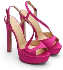 Resim Jabotter Eleanor Saten 14 Cm Platform Topuklu Ayakkabı 