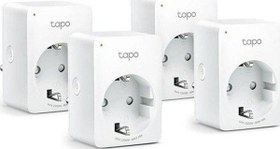 Resim TP-Link Tapo P100 Akıllı Mini Wi-Fi Soketi (4lü Paket) 