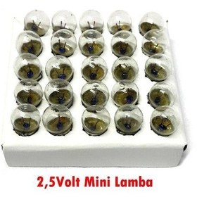 Resim Electroon Mini Lamba 2.5Volt - 50 Adet - 