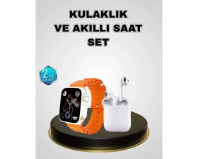 Resim Nemere İthalat Akıllı Saat ve Kablosuz Kulaklık Ios Android Uyumlu Teknoloji Seti Nemere Ithalat 