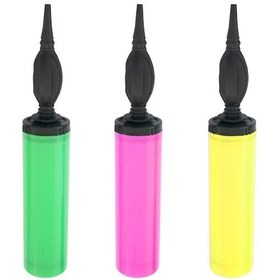 Resim 1 Adet Renkli Balon Şişirme Pompası 