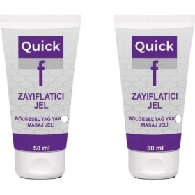 Resim Buğz Quick F Gel Bölgesel Yağ Yakımını Destekleyen Inceltilmiş Selülitinizin Yeni Sırrı Hızlı Jel x 2 Ad 