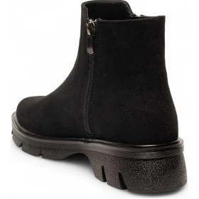 Resim Celira Siyah Termal Astar Süet Kadın Bot & Bootie Nsb940 Siyah 