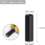 Resim 2Liyao No.8 8x6 1 Adet Cnc Router Bit Yüksek Hassasiyetli Adaptör Pens Freze Kesicisi Aracı Adaptörleri Tutucu 6mm 6.35MM 8mm 10MM 12MM 12.7mm (Yurt Dışından) 