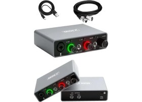 Resim AyrStore GLX-700GR Xlr Üst Segment USB Stüdyo Ses Kartı 2 Giriş 2 Çıkış 24BIT/192KHZ 