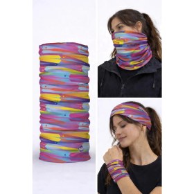 Resim Colizon Unisex Motosiklet Maskesi Bandana - Uv Korumalı Termal Outdoor Boyunluk-Buff 