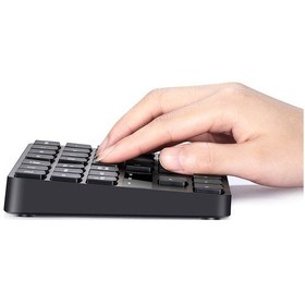 Resim 2.4g Kablosuz Dijital Klavye 35 Tuşlar Usb Sayısal Tuş Takımı Usb Şarj Klavye 