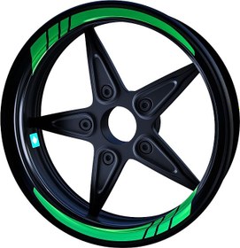 Resim Moto GP Orman Yeşili İç Jant Şeridi Sticker 