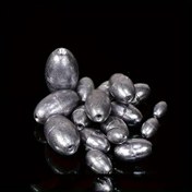 Resim 50 adet Zeytin Şekli Hollow Ağırlık 2g - Deniz Balıkçılığı, Uzun Döküm ve Patlayan saç tokası Kurulumu için Kanal İçeren Demir Kurşun Alaşımlı Balıkçılık Ağırlıkları - Magnezyum Çubuğu / Kireç hariç 