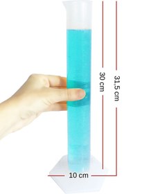 Resim ISOLAB 250ml Plastik Mezür Kabartma Skala 