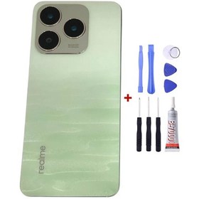 Resim Realme C65 Yeşil Arka Cam Kapak Pil Kapağı Tamir Set B7000 Set Yeşil 