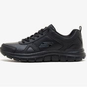 Resim Skechers Track Memory Foam Mens Sneaker Black Hafızalı taban Erkek Günlük Spor Ayakkabı Siyah 