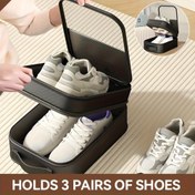 Resim Seyahat için 2'si 1 Arada Asılabilir Ayakkabı Çantası - Büyük Kapasiteli Düzenleyici | Mesh Cepli İlave Alan Tasarrufu Sağlayan Dolap Organizatörü | Makinede Yıkanabilir, Seyahat Ayakkabı Saklama Çantası,Erkekler için Ayakkabı Çantası,Yatak Odası Depolama Ayakkabısı,Dans Ayakkabısı Çantası,Ayakkabı Saklama Organizatörü,Ayakkabı Saklama Kutusu,Ayakkabı Seyahat Çantası,Seyahat Ayakkabı Çantası,Seyahat Ayakkabı Çantası,Ayakkabı Depolama, Kompakt Tasarım,Sağlam Yapı, 