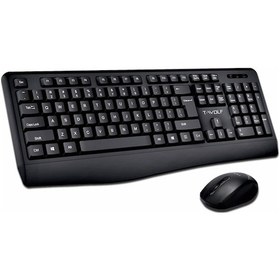 Resim Cbtx T-Wolf TF100 Kablosuz Oyuncu Klavye Mouse Seti 