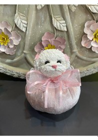 Resim Köpekli Kapı Stoperi Pembe 