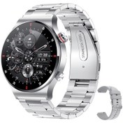 Resim Geeroyoo JZR-GY Qw33 1.28 " Ip67 Bt5.1 Android İos Spor Takipçisi Gümüş Akıllı Saat (İthalatçı Garantili) 