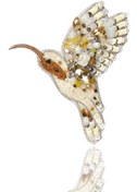 Resim Unica Brooche Kuş Broş Sarı 