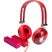Resim Pro Enjoy Set V10 HP-293 KULAKLIK KIRMIZI+PB2600 