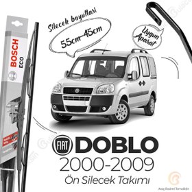 Resim Bosch ECO Fiat Doblo 2000 - 2010 Ön Silecek Takımı 