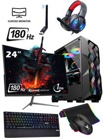 Resim Izoly Geralt I5-10400F 16GB 512GB M.2 Nvme SSD Rx 580 8gb 24" 165HZ Oyuncu Masaüstü Bilgisayarı 