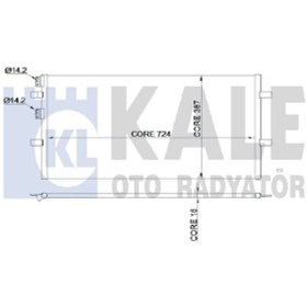 Resim KALE 345390 Klima Radyatoru (ford: Transit V347 2.4tdci 06-12 ) (WK336558) 