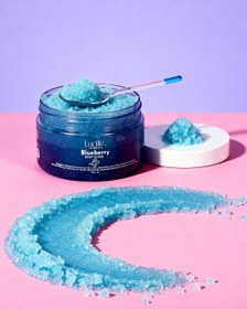 Resim Yaban Mersini Aromalı Arındırıcı Vücut Peelingi (Şeker Tanecikli) Nem Desteği Sağlayan | %100 Vegan 
