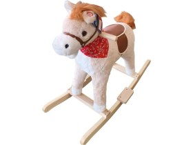 Resim PopŞeker Peluş Sallanan At - Ses Efektli ve Yumuşak Oturma Alanlı 65 cm 